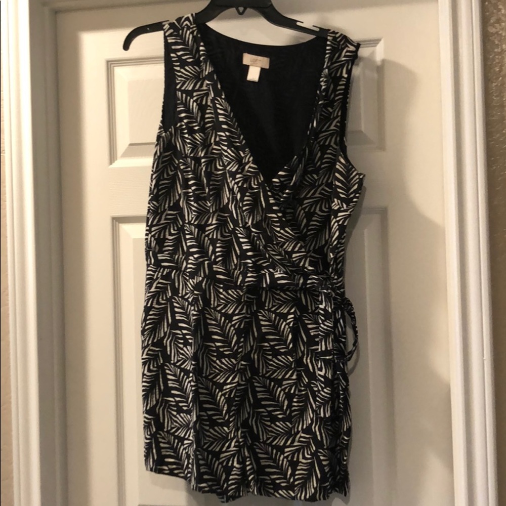 Black and White Romper